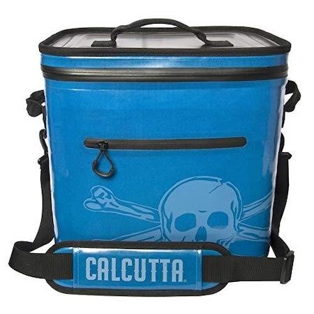 Calcutta Renegade 30 Liter Soft Sided Cooler Blue WShoulder Strap